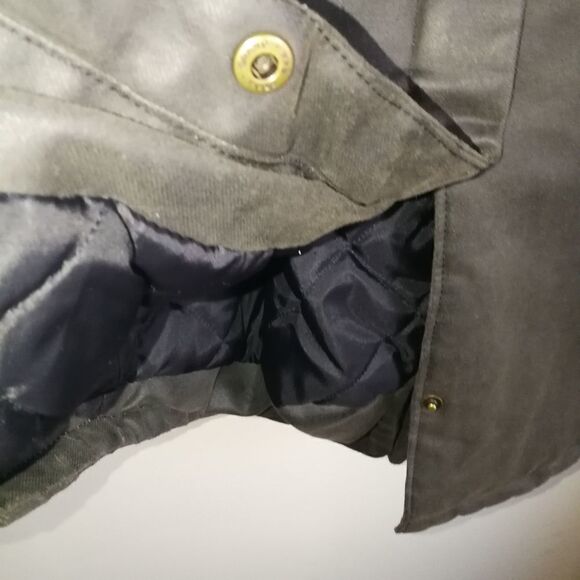 𝅺COKLUCH Winter Black & Grey Contemporary Zipper Front Long Coat Extra-Small - Picture 6 of 16